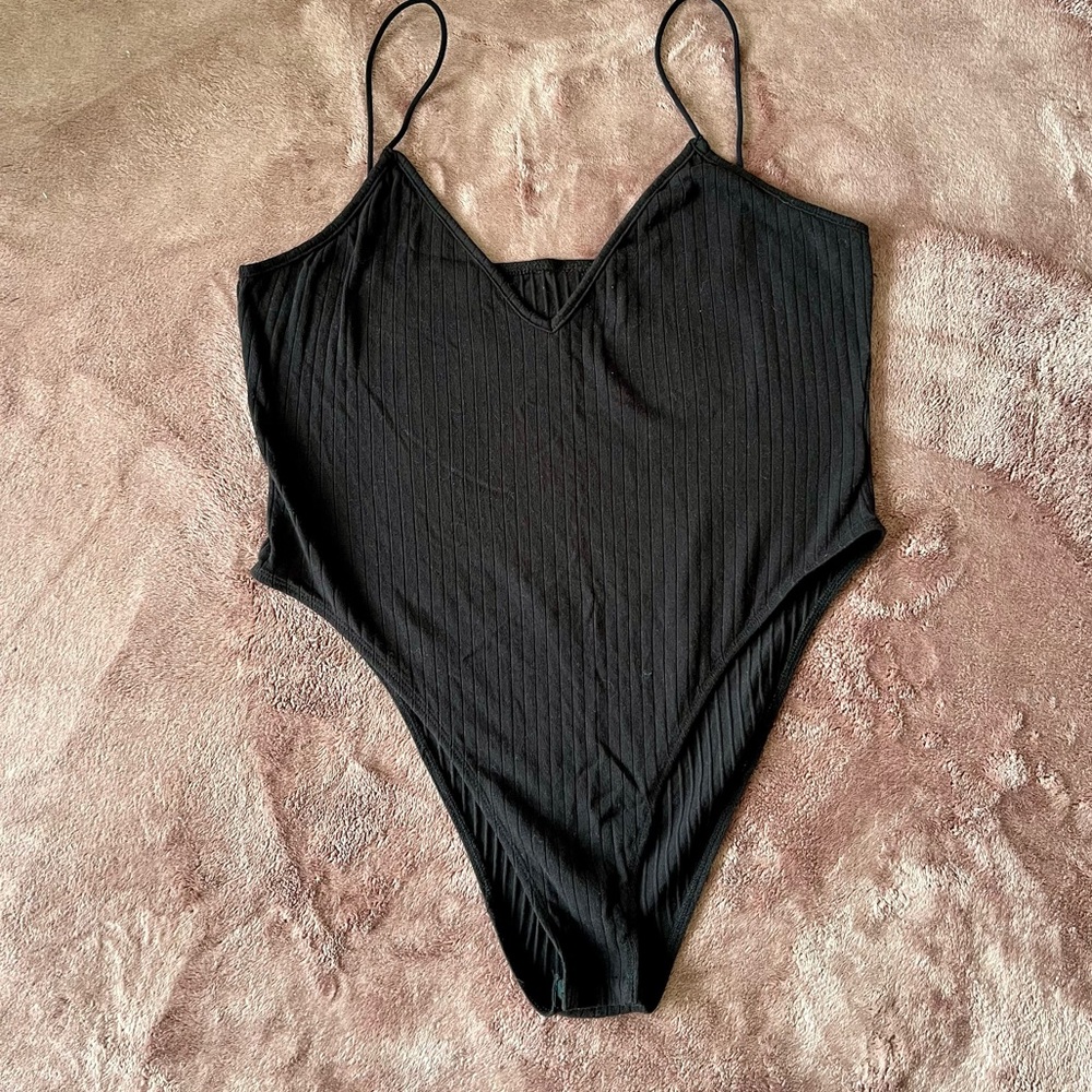 Black Body Suit Tank ToP